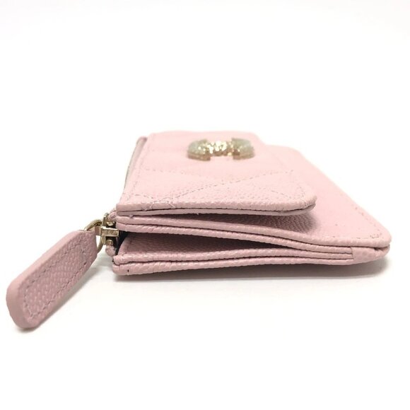 CHANEL Matelasse CC Mark Logo Accessories Fragment Card Case coin purse Unused - Picture 3 of 11